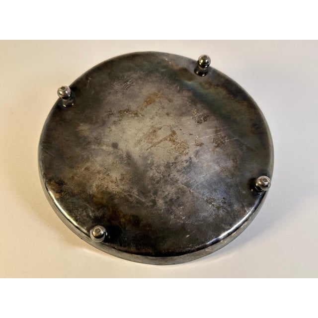 Silver 19th Century Victorian Silver-Plated Card Tray: Kate Greenaway Derby Silver Co. For Sale - Image 8 of 10