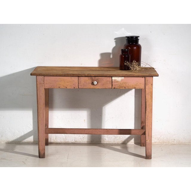 Kitchen Table in Pine Wood, Central Europe, 1900 For Sale - Image 10 of 12