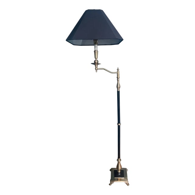 Charlotte II Swing-Arm Floor Lamp by Frederick Cooper For Sale