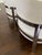 Contemporary Mitchell Gold + Bob Williams Curved Barrel Lounge Chairs With Chrome Frame Set of 2 For Sale - Image 3 of 12
