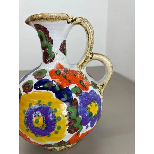 Vintage German Ceramic Studio Pottery Vase from Marei Ceramics, 1970s For Sale - Image 15 of 18