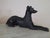1950s Antique Cast Iron Resting Whippet Greyhound Hearth Statue For Sale - Image 5 of 17