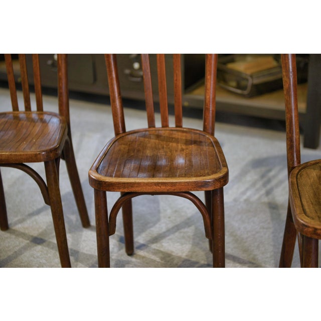 Baumann Bistro Chairs, 1930s, Set of 4 For Sale - Image 3 of 12