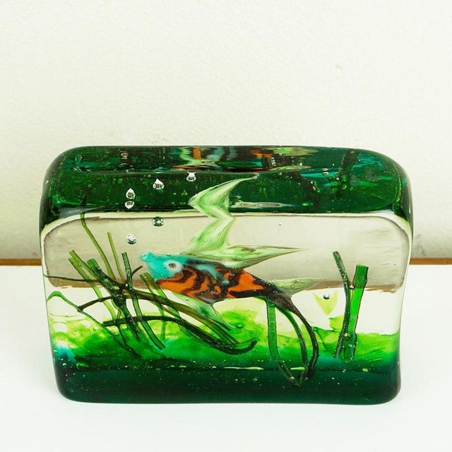 Murano Glass Aquarium attributed to Riccardo Licata for Gino Cenedese, Italy, 1960s For Sale - Image 4 of 12