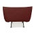 Fabric Lounge Chair in Wine Red by Rolf Benz For Sale - Image 10 of 12