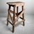 Brown Early Shōwa Era Mingei Folk Art Wooden Stool, Japan, 1930s For Sale - Image 8 of 13