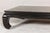 Teak Wood Chow Legs Coffee Table with Custom Black Lacquer Finish For Sale - Image 10 of 12