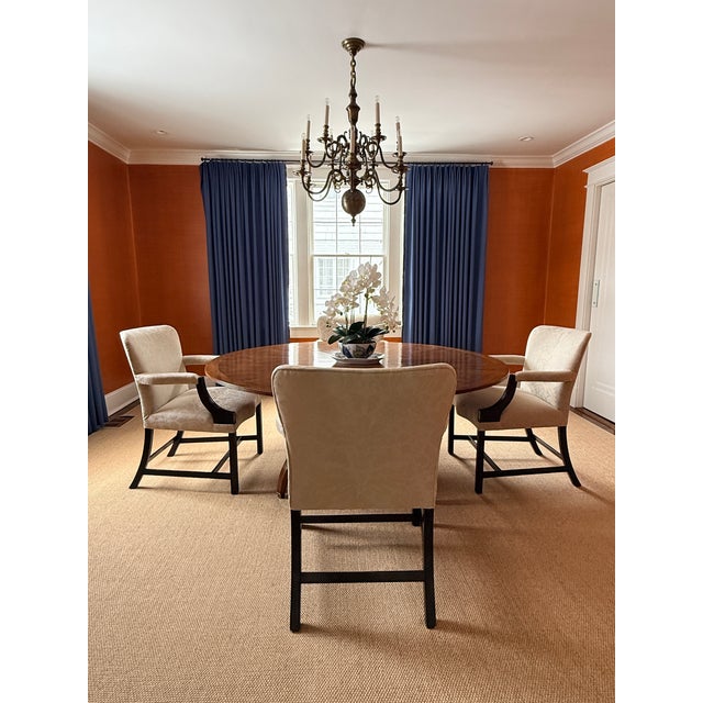 Set of 6 Rose Tarlow Melrose House Chippendale Arm Chairs For Sale - Image 18 of 18