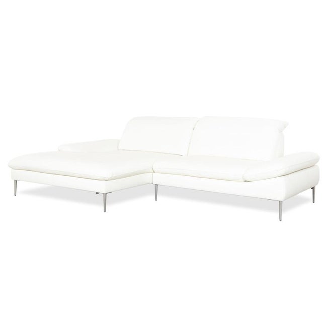 White Leather Corner Sofa from Willi Schillig For Sale - Image 16 of 16