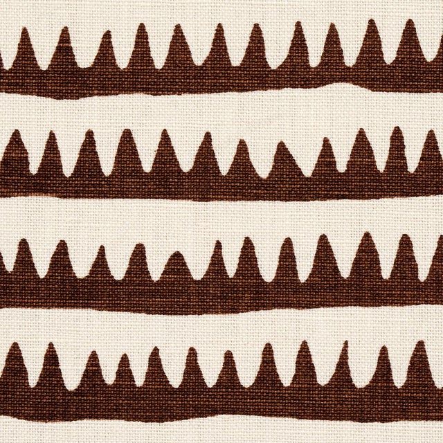 Irregular rippled bands hand-printed on a linen-cotton ground make Corfu Stripe the stylish companion fabric to Corfu, a...