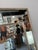 1980s La Barge Style Geometric Beveled Wall Mirror With Brushed Aluminum Frame For Sale - Image 9 of 12