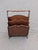 Vintage Mahogany Canterbury Magazine Rack Featuring a Scalloped Wood Design For Sale - Image 9 of 9