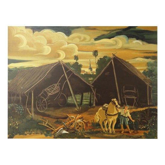André Derain, After the Harvest, Lithograph For Sale