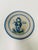 1970s Vintage m.a. Hadley Stoneware Country Scene Blue - Set of 6 Salad/Dessert Plates - Farmer's Collection For Sale - Image 5 of 12