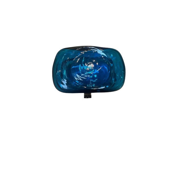 1950's Blue Murano Glass Box For Sale - Image 9 of 9
