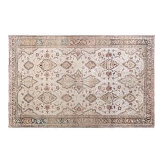 Authentic Antique Indian Amritsar Handmade Wool Rug For Sale