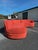 Maurice Villency Vintage Postmodern Maurice Villency 3-Piece Serpentine Cloud Sofa in Clay Velvet For Sale - Image 4 of 18