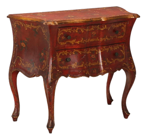 Small Venetian Baroque Style Chest of Drawers