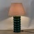 Vintage Italian Table Lamp in Green Ceramic, 1980s For Sale - Image 6 of 9