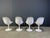 Vintage Space Age Fiberglass Tulip Dining Chairs, 1960s, Set of 4 For Sale - Image 9 of 16