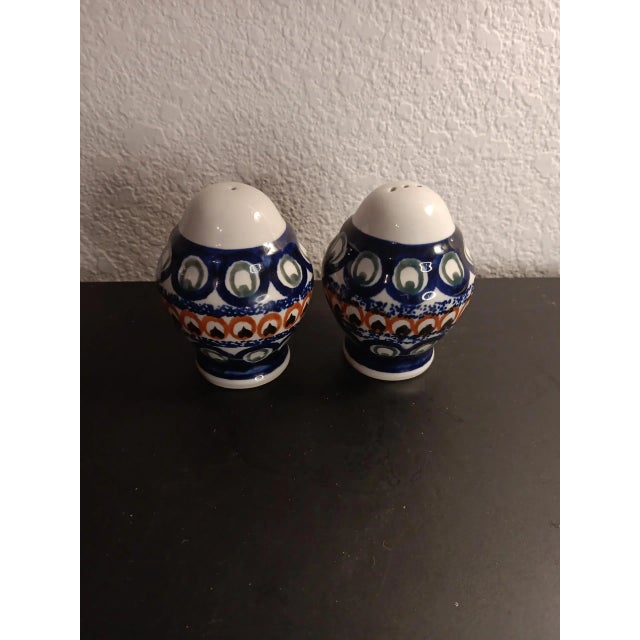 1980s 1980s Boleslaweic Pair of Salt & Pepper Shakers- a Pair For Sale - Image 5 of 6