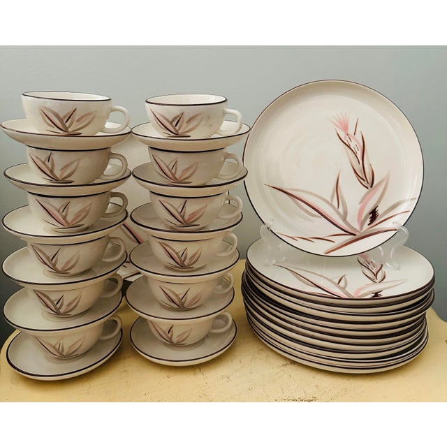 Mid 20th Century California Winfield Ware Handcrafted Dining Set - 59 Pieces For Sale - Image 12 of 12
