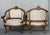 Rococo Late 19th Century Pair of Italian Rococó Louis XV Fauteuils or Slipper Chairs For Sale - Image 3 of 18