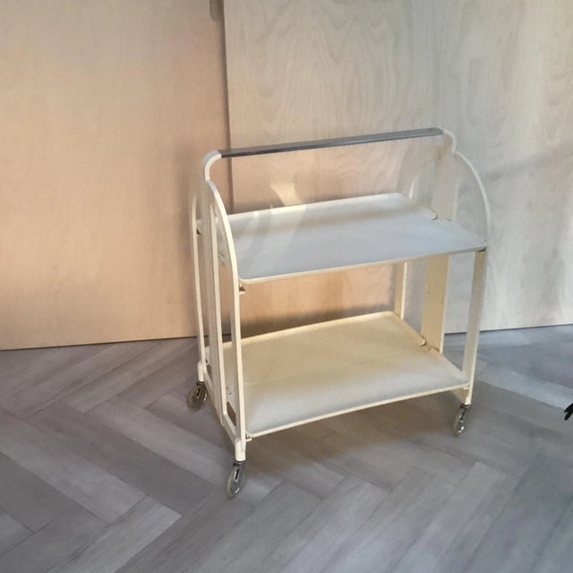 Vintage Italian Trolley from Guzzini, 1970s For Sale - Image 10 of 10