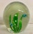 Vintage Blue Sunfish Glass Paperweight For Sale In Los Angeles - Image 6 of 9