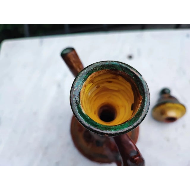 Art Deco Ceramic Jug Carafe, Hutsul, 1920s For Sale - Image 3 of 11