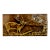 Arts & Crafts Nature Scene on a Foot-Long Raised Relief Glazed Tile For Sale
