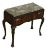 18th Century Antique English Walnut Jacobean Marble Top Console, Lowboy For Sale