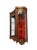 Antique Neo-Classical Louis XVI French Hanging Small Display Cabinet in Mahogany and Bronze, 1910s For Sale - Image 4 of 15
