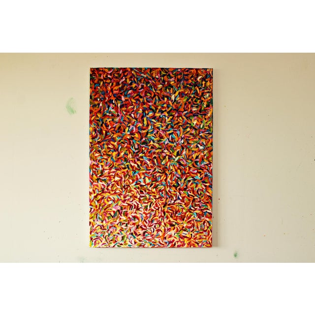 Artist Andrei Sitsko "The Garden 14. Abstract Series" Modern Original Painting For Sale - Image 9 of 12