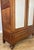 French Two-Door Wardrobe in Oak with Mirror For Sale - Image 10 of 18