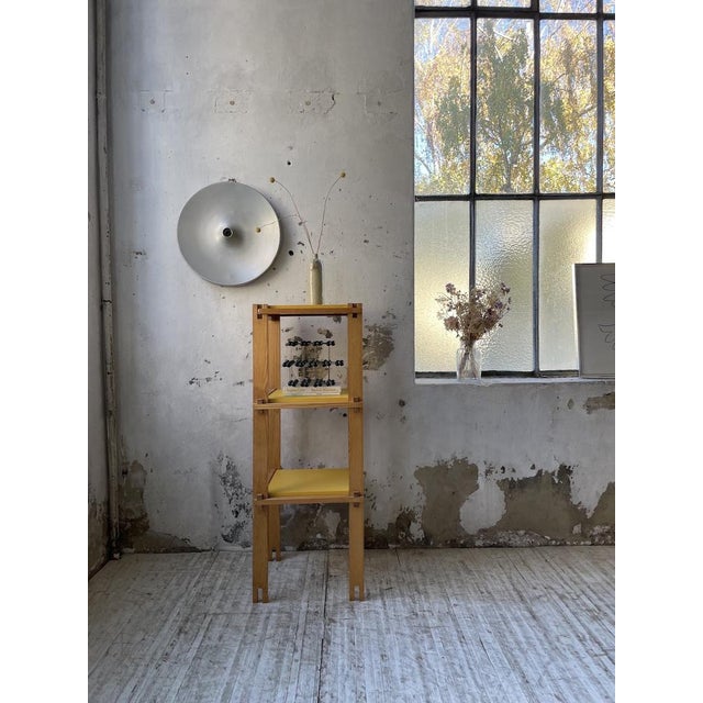 Bauhaus Renewed Pine Bookcase, 1970s For Sale - Image 3 of 18