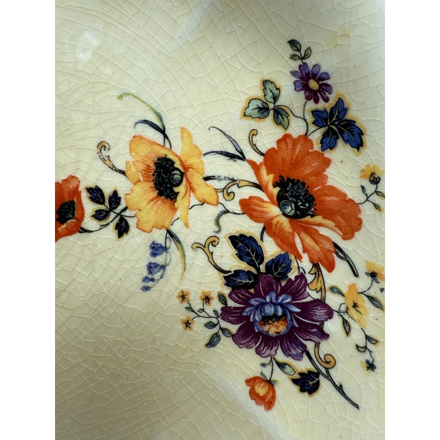 Early 20th Century Set of 4 1920s Art Deco Limoges Golden Glow Lunch Plates For Sale - Image 5 of 8