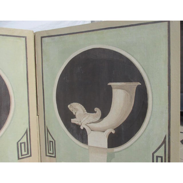 Boris Lovet-Lorski Art Deco 3 -Panel Floor Screen by Boris Lovet-Lorski Circa 1940s For Sale - Image 4 of 11