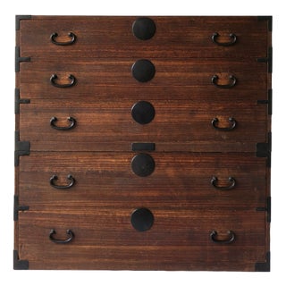 Japanese Tansu Drawers Cabinet, 1890s For Sale