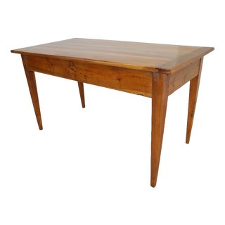 Antique Biedermeier Empire Table in Cherrywood, 1800s For Sale