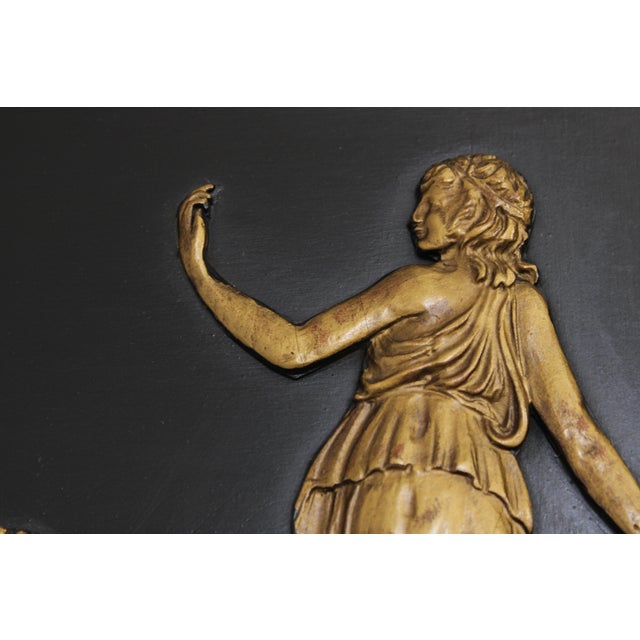 Black Friedman Brothers Vintage Neoclassical Mirror For Sale - Image 8 of 14