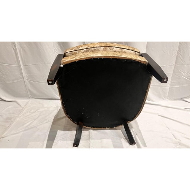 Textile 2010s Arhaus Paisley Upholstery Lounge Chairs - Set of 2 For Sale - Image 7 of 12