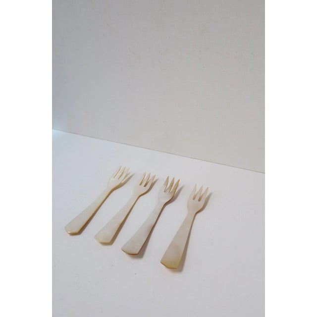 Mother of Pearl Caviar Appetizer Forks, Alternative to a Spoon For Sale - Image 4 of 6