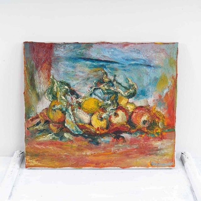 Castagnoli, Still Life Composition, 1990s, Oil Painting on Canvas For Sale - Image 6 of 6