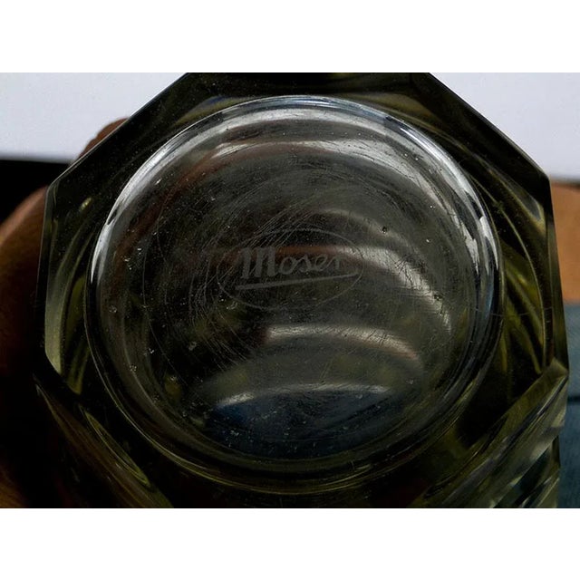 Art Deco Vase from Moser, Czechoslovakia, 1930s For Sale - Image 3 of 10