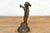 Indian Indian Lost-Wax Bronze Attendant With Sunflower Offering For Sale - Image 3 of 9
