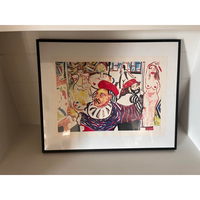 Expressionism 1990s Murilo Ribeiro Limited Edition Print (30/100) Original Artist Expressionism, Brazil- Signed in Pencil For Sale - Image 3 of 12