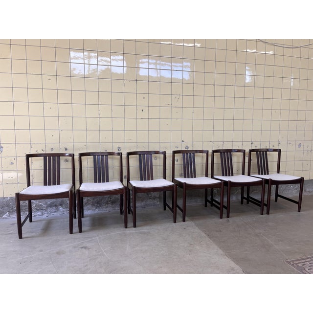Vintage Dining Chairs by Illum Wikkelsø, 1960s, Set of 6 For Sale - Image 9 of 9