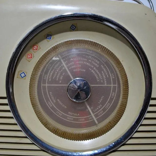 Mid-Century AM - FM Radio by Bush | Chairish