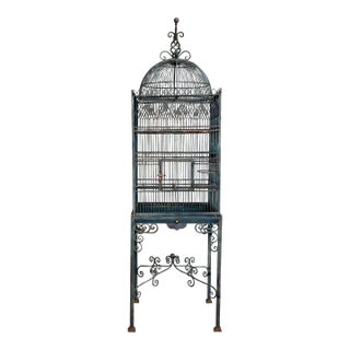 Enormous Vintage Maitland Smith Birdcage For Sale